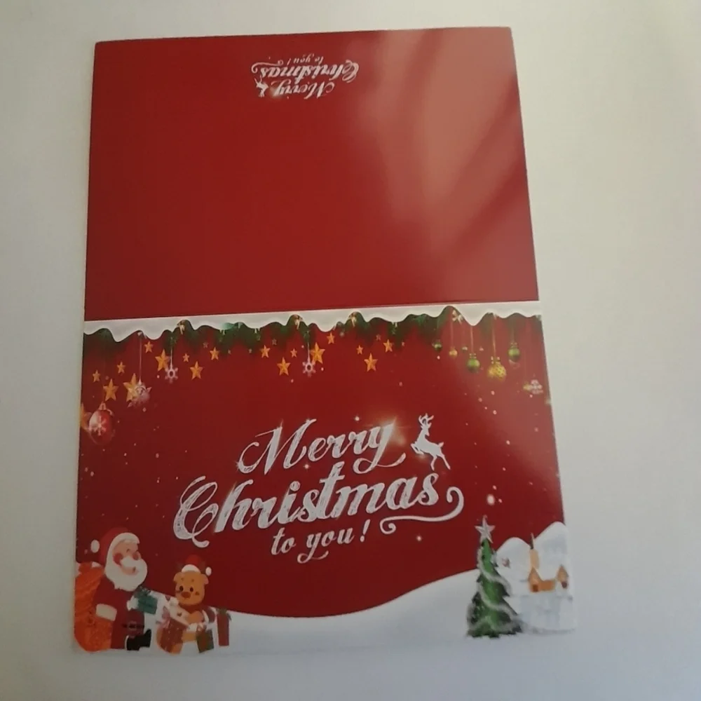 Festive Merry Christmas Blank Cards 6